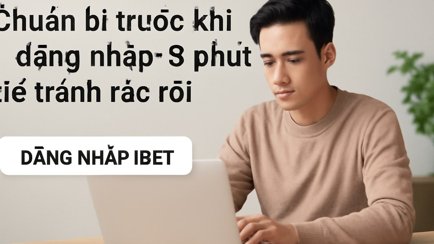 Minh họa: Chuẩn bị trước khi đăng nhập: 3 phút để tránh rắc rối